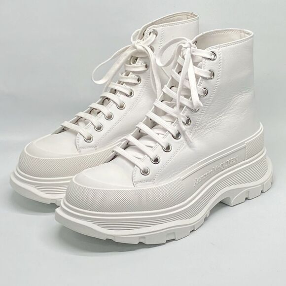 Alexander McQueen Tread Slick Leather Boot size 40 - Picture 4 of 15